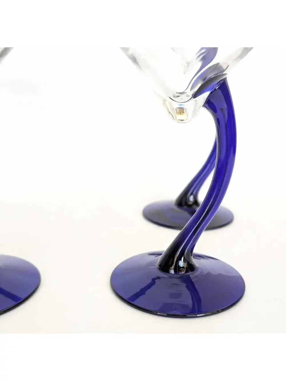 1990s Vintage Libbey Bravura Martini Glasses
